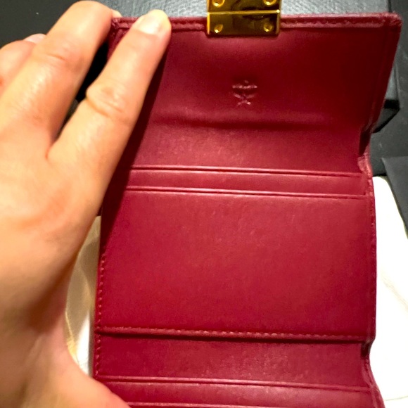 MCM Vintage Jacquard Bi-Fold Wallet - Picture 3 of 5